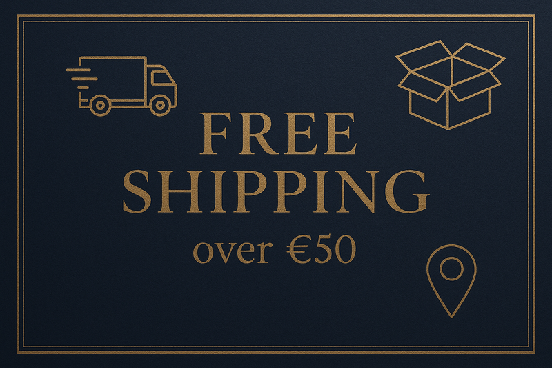 Free Shipping Over €50 Banner